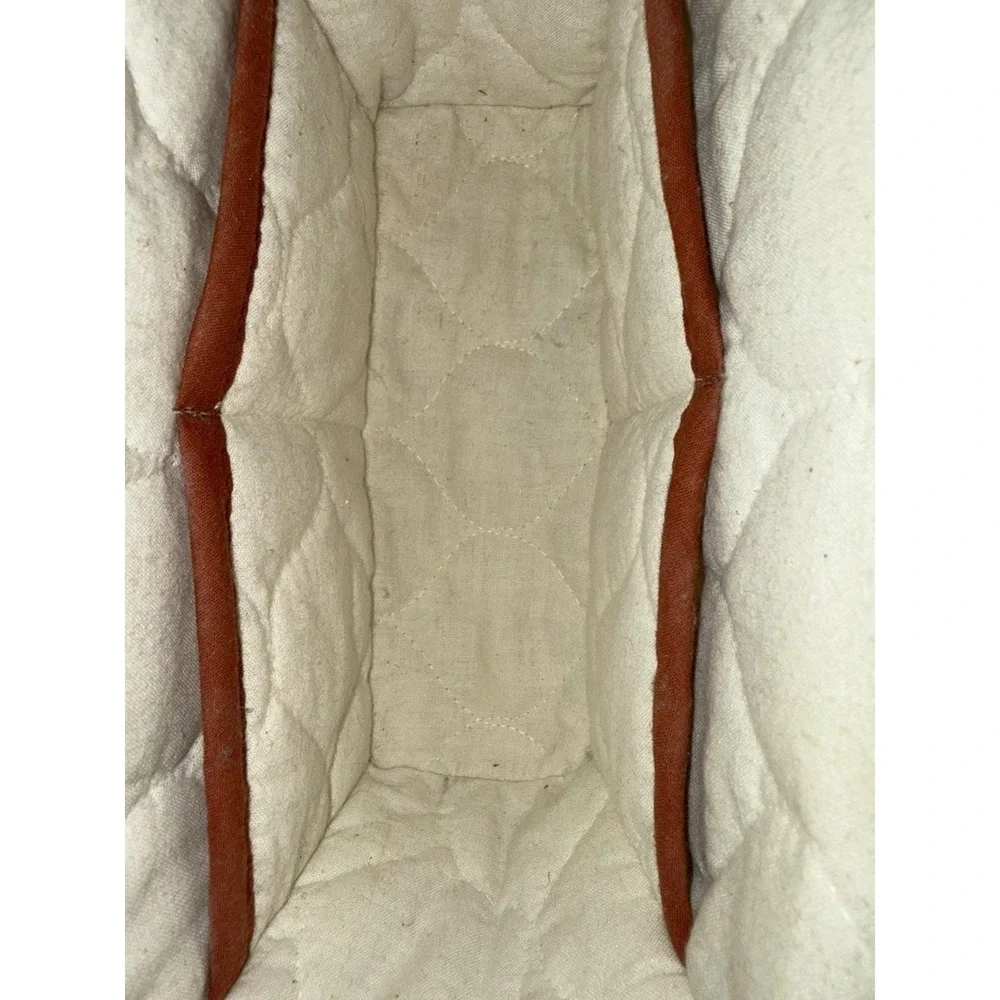 1986 Longaberger Basket – Red Bow Accent, Swing Handle - 9